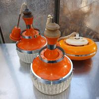 Lampadari d'epoca, anni 60/70, 3 pezzi vintage