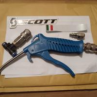 Pistola ad aria per compressore +acc.