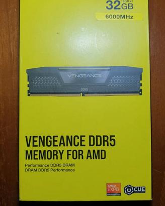 Corsair Vengeance DDR5 32GB (2x16GB) DDR5 6000MHz