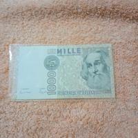 Banconota Italiana 1000 Lire Leonardo da Vinci 