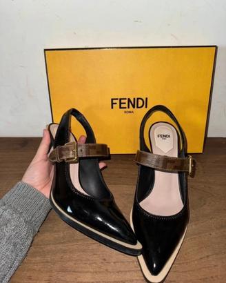 décolleté slingback Fendi FFrame