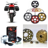 Ducati Monster centralina pedane bauletto freni