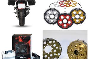 Ducati Monster centralina pedane bauletto freni