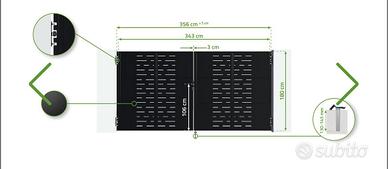 Cancello anta battente