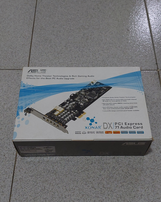 Asus Xonar DX/XD Scheda audio PCIe 2.0, canale 7.1