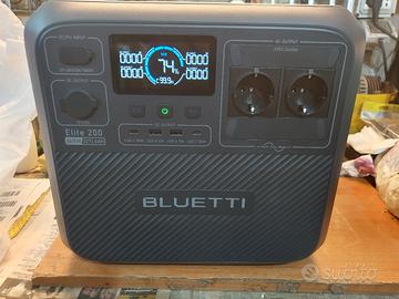 bluetti elite 200v2 nuovo mai usato