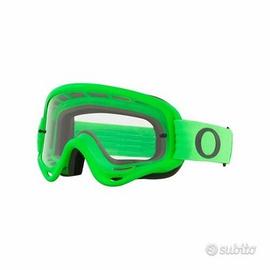 Mascherina O frame oakley Green clear / fumè