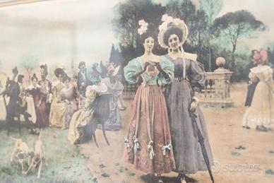 Quadro con stampa ''Prima del Castello''