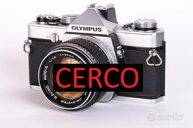 Materiale Olympus OM analogico