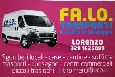 Autotrasporti c./terzi -Traslochi-Sgomberi