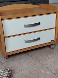 Comodino Moretti Compact con ruote