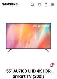 Televisore Samsung AU7100 55”