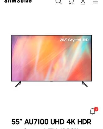 Televisore Samsung AU7100 55”