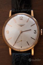 Orologio Longines oro 18 kt vintage anni '70