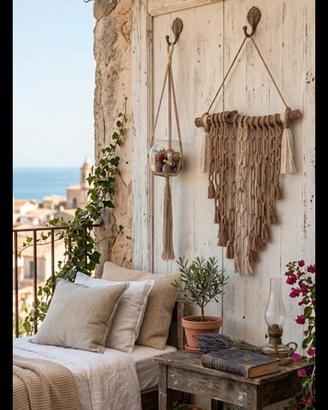 Decorazione Nordico Scandinavo Arazzo Portapiante 
