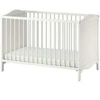 SMÅGÖRA Lettino, bianco, 60x120 cm