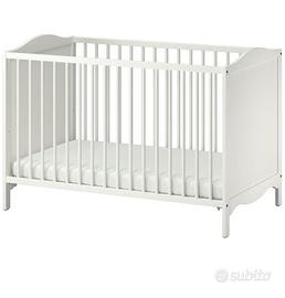 SMÅGÖRA Lettino, bianco, 60x120 cm