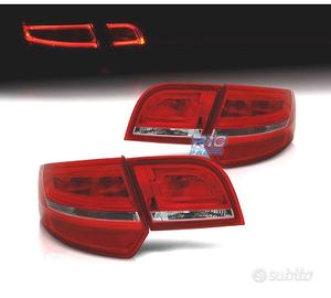 FANALI PER AUDI A3 8PA SPORTBACK 04-08 BARRE LUMIN