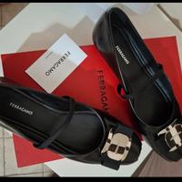 scarpe da donna ballerine ferragamo new vara plate