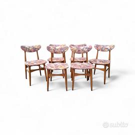 Set sedie stile svedese anni 60
