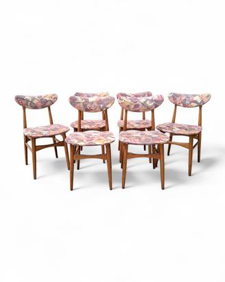 Set sedie stile svedese anni 60