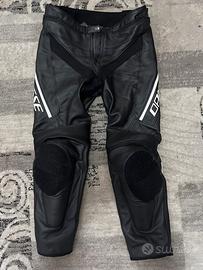 Pantaloni moto pelle Dainese tg 50