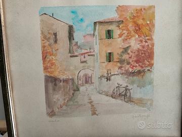 due quadri incorniciati 