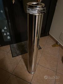 Tubo coibentato per stufa a pellet