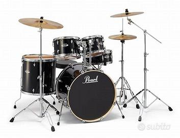 BATTERIA NUOVA PEARL ROADSHOW + 3 PIATTI SABIAN