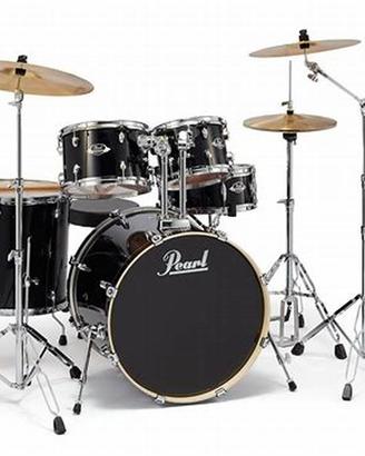 BATTERIA NUOVA PEARL ROADSHOW + 3 PIATTI SABIAN