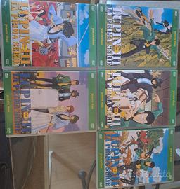 5 dvd LUPIN III la prima serie