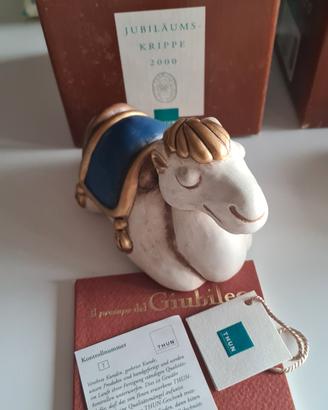 Statuina Thun cammello Presepio Giubileo 2000