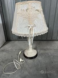 Lampada Tavolo Vintage decorata