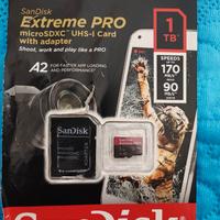 MicroSD Sandisk Extreme pro 1TB originale 