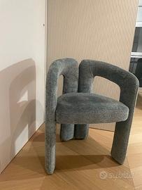 Dudet Armchair Cassina - poltrona colore cielo