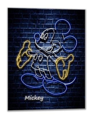 Quadro Stampa su Tela Mickey Neon – Design Moderno