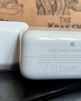 😍🔌 Almentatore USB C 30W Apple 