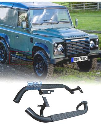 PIASTRETTI PEDANE LAND ROVER DEFENDER 90 83-16 NER