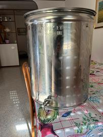 Fusto per olio con rubinetto 80 litri Acciaio