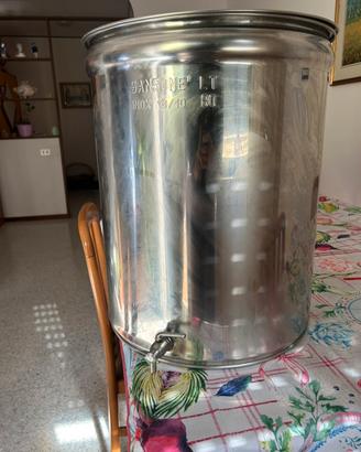 Fusto per olio con rubinetto 80 litri Acciaio