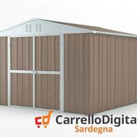 Box struttura lamiera Acciaio 327x307 tortora
