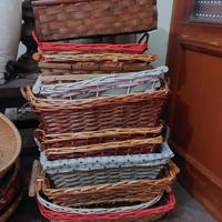 cesti vimini e legno