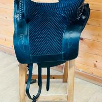 Sella portoghese blu