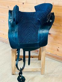 Sella portoghese blu