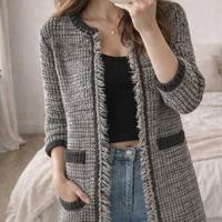Cardigan con frange