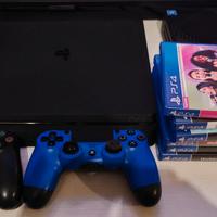 ps4 con 2 joystick e giochi 