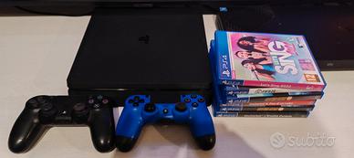 ps4 con 2 joystick e giochi 