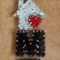 Scritta ”Home” - String Art