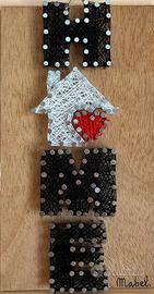 Scritta ”Home” - String Art