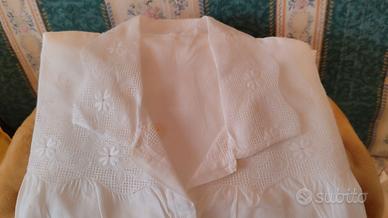 Camicia da notte vintage bianca Taglia S